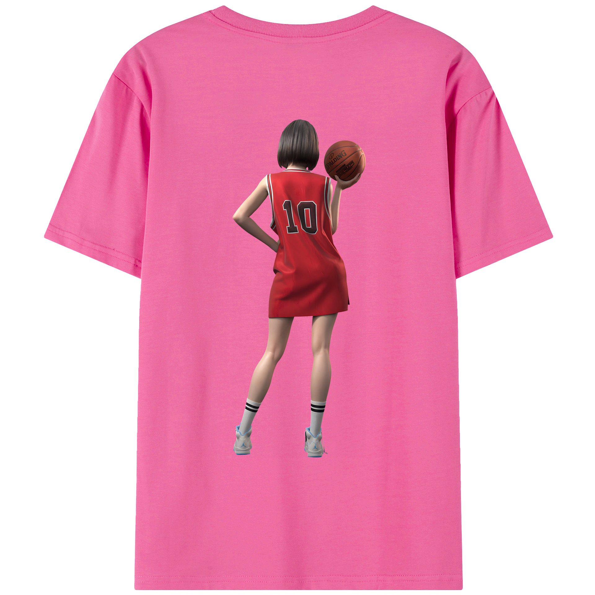 （画像用） SLAM DUNK／スラムダンク レディース半袖Tシャツ(バックプリント)